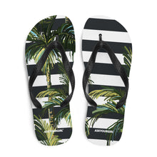 Load image into Gallery viewer, Stripey Palm Flip-Flops