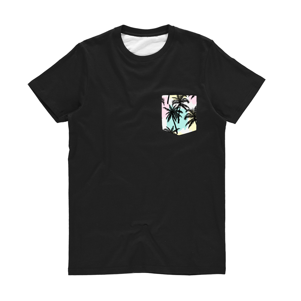 Pastel Palm Pocket T-Shirt