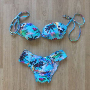 Tropical blue bikini