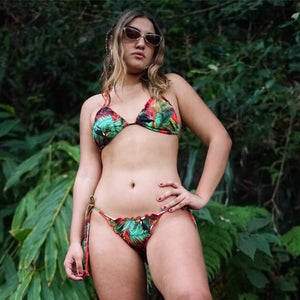 Toucan sunset string bikini