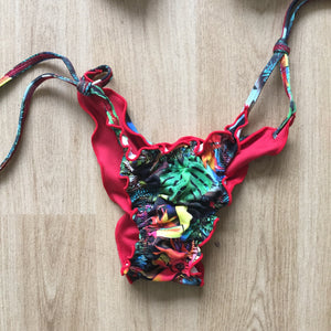 Toucan forest string bikini