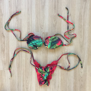Toucan sunset string bikini