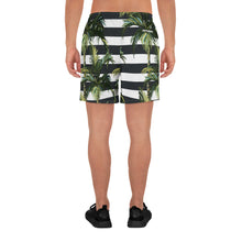 Load image into Gallery viewer, Stripey Palm Long Shorts
