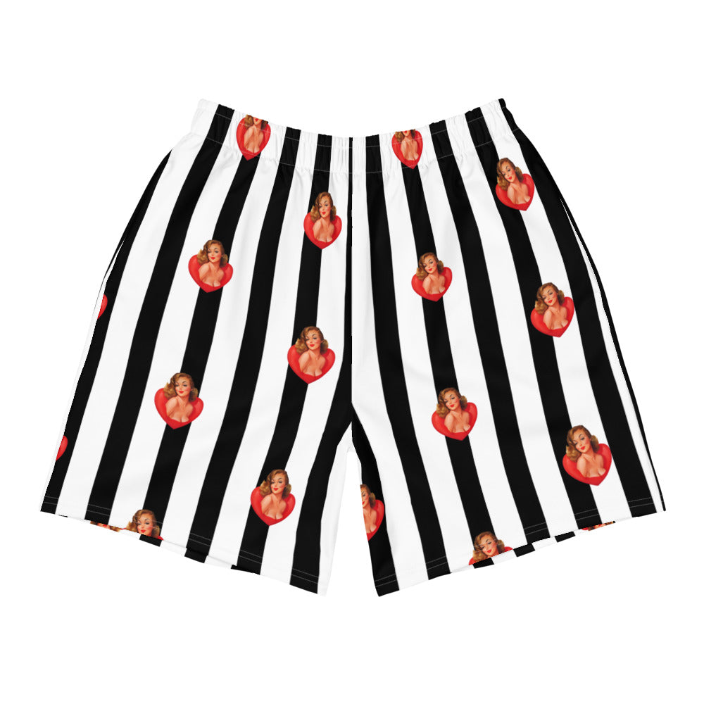 Love Pinstripe Weekend Shorts