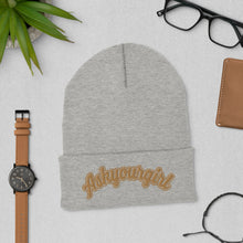 Load image into Gallery viewer, Askyourgirl Gold Cuffed Beanie