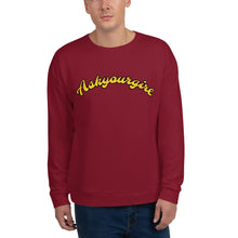 Load image into Gallery viewer, Askyourgirl script maroon sweatshirt