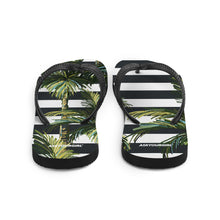 Load image into Gallery viewer, Stripey Palm Flip-Flops