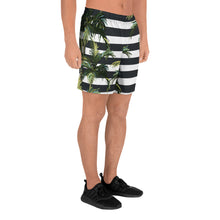 Load image into Gallery viewer, Stripey Palm Long Shorts