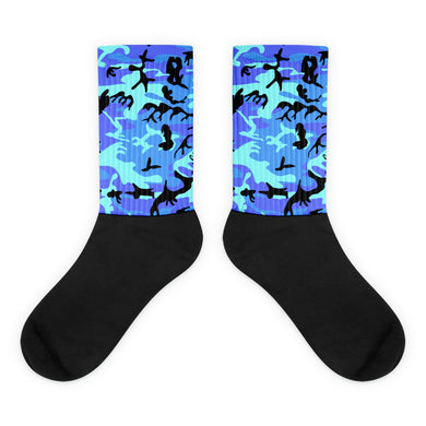 Blue camo Socks