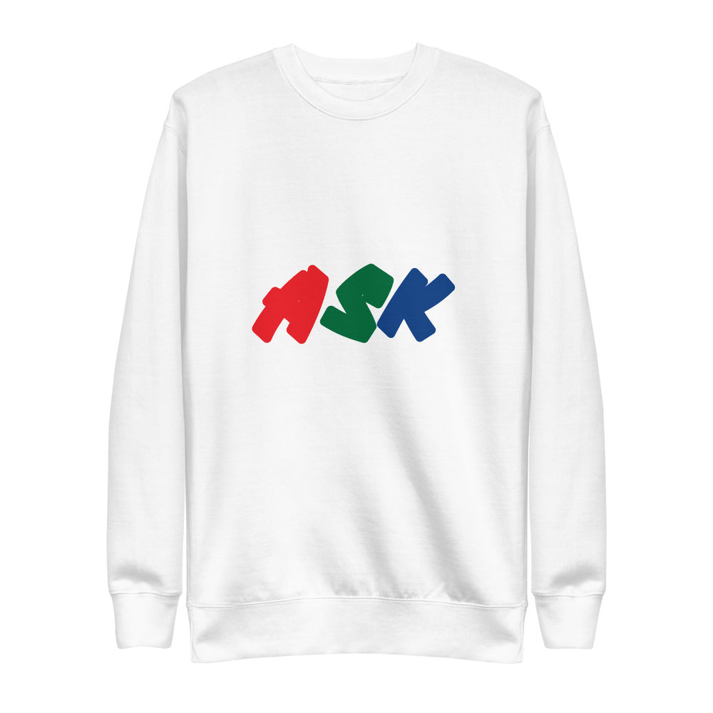 ASK Mood Fleece Pullover Sweatshirt