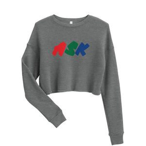 ASK Mood Cropped Sweatshirt
